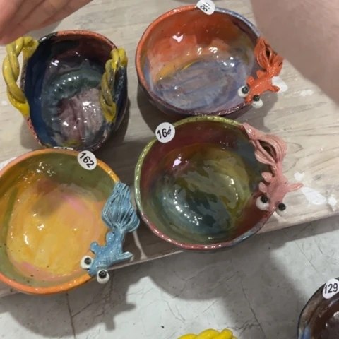 用***6碗手捏咖啡杯碗盘勺子