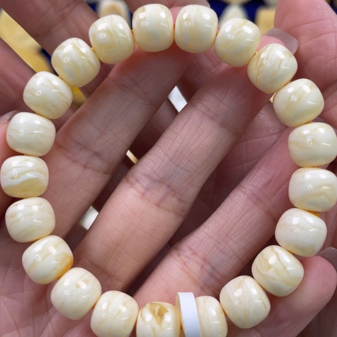 裸石蜜蜡未镶嵌琥珀蜜蜡手串卡10mm