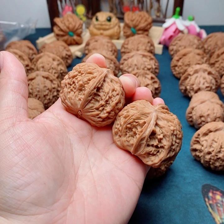 把件文玩核桃磨盘半壁（头货）