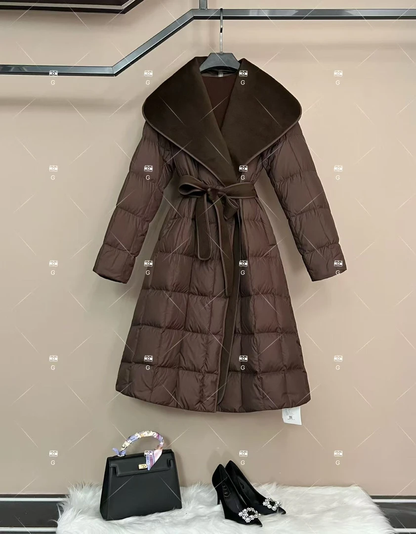 秋冬气质小香风时尚设计师中长款羽绒服 GS-57882