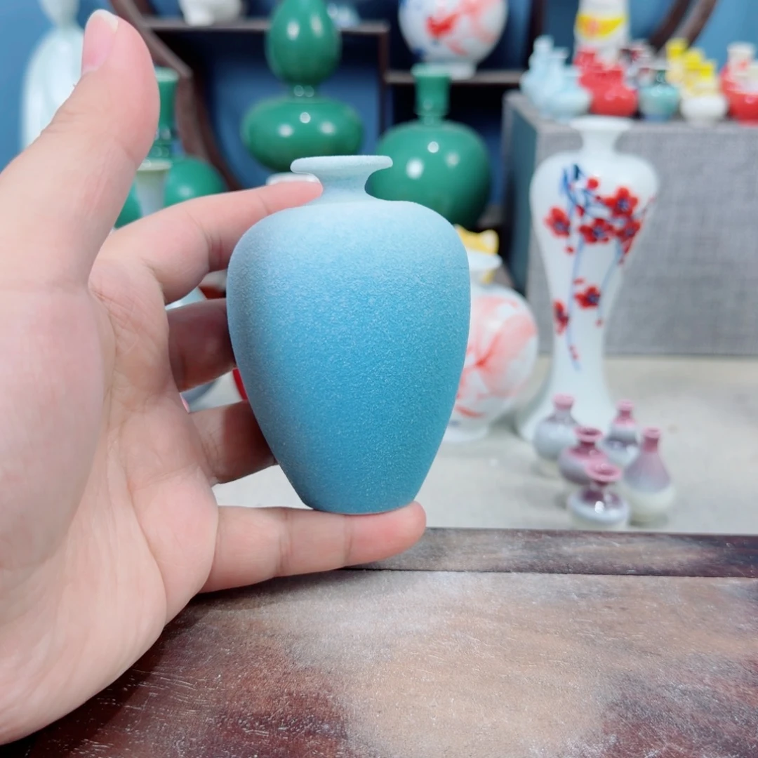 陶瓷手工小花器摆件