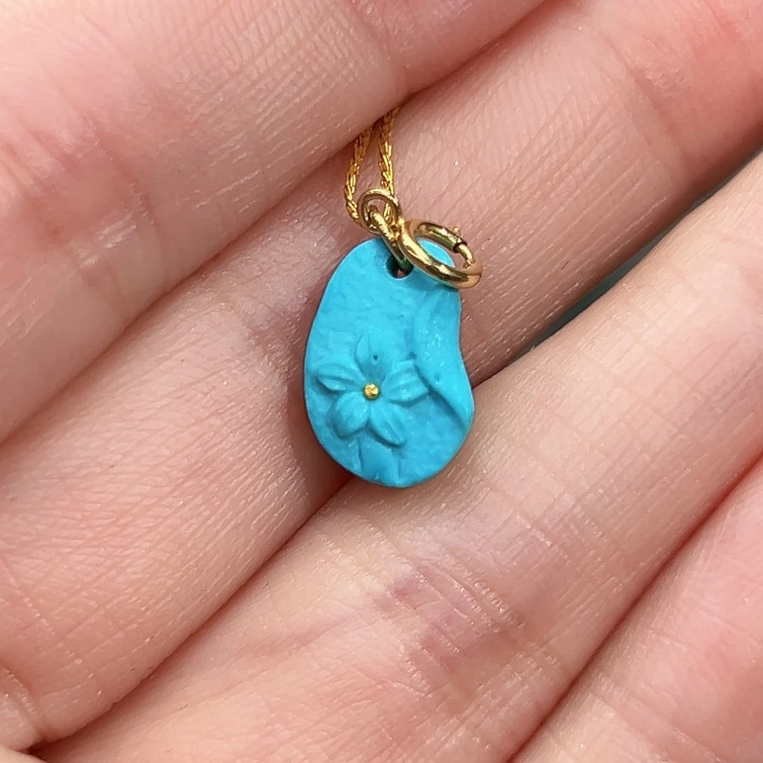 绿松石珠宝奇石未镶嵌