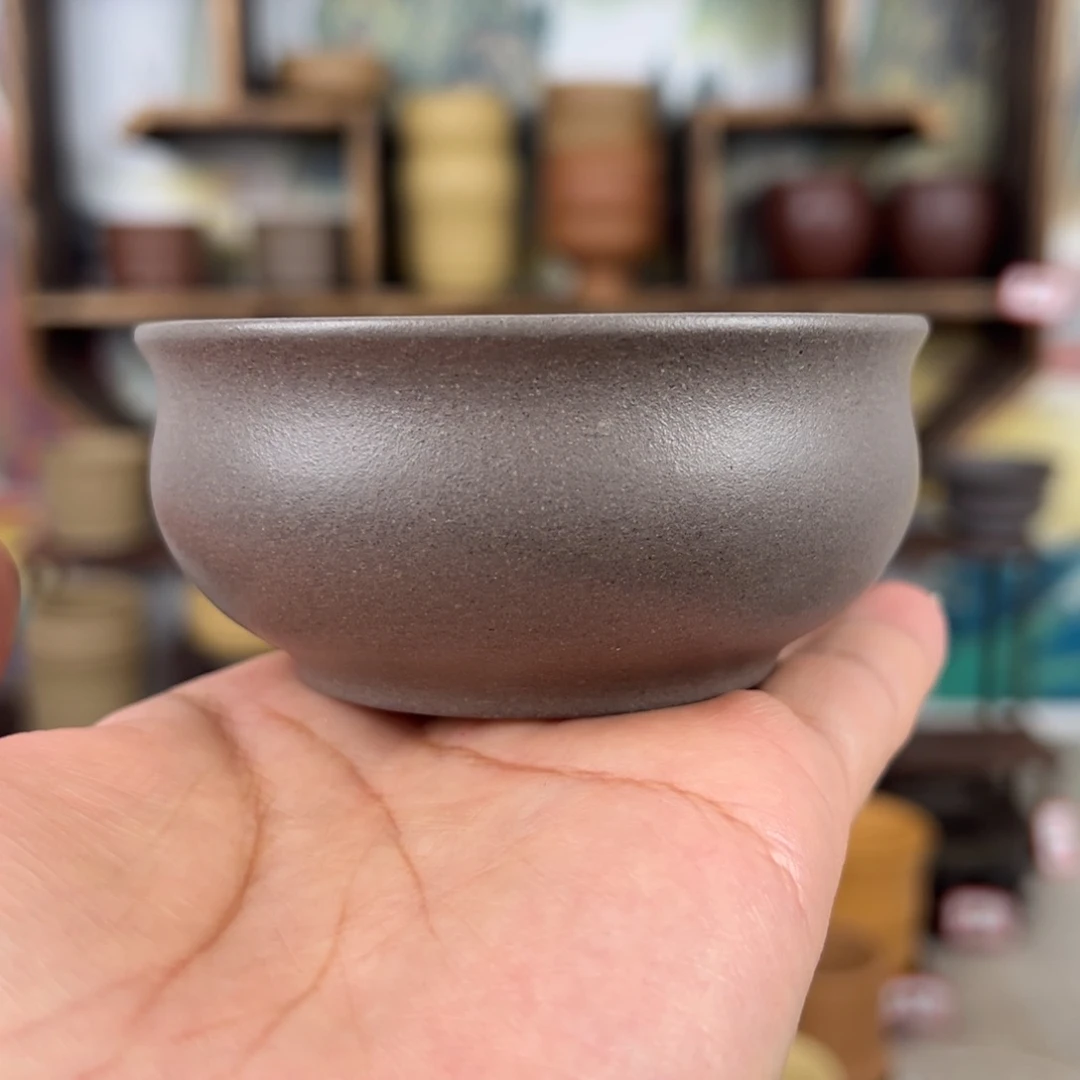 紫砂茶杯拙器甄选，纯原本矿。