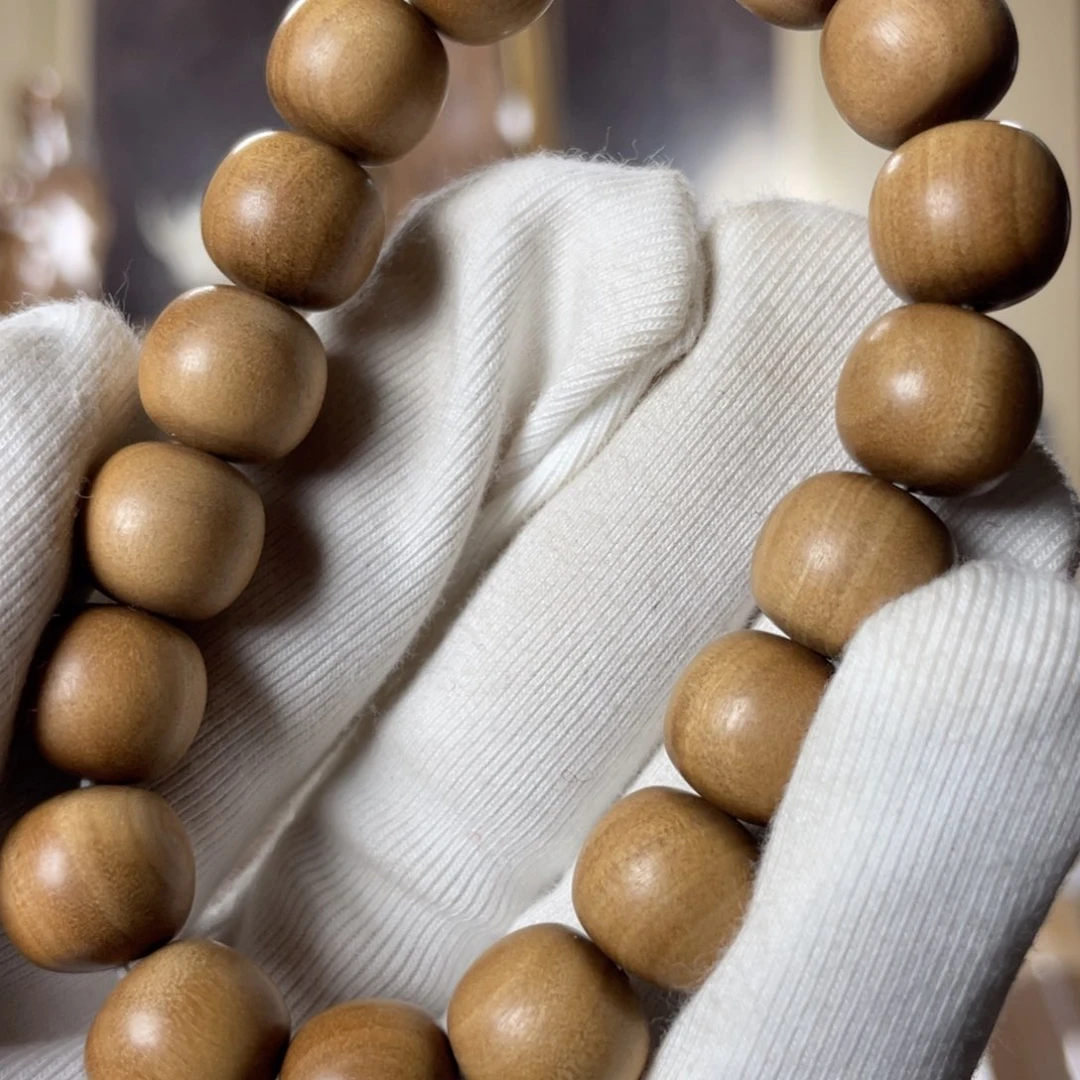 檀香木手串/手链Z老山檀香老料顺纹11×12