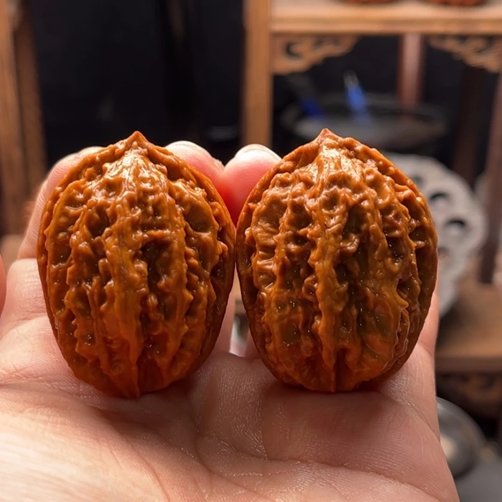 文玩核桃把件楸大胖55