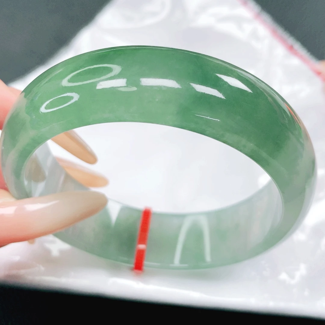 翡翠未镶嵌手镯58