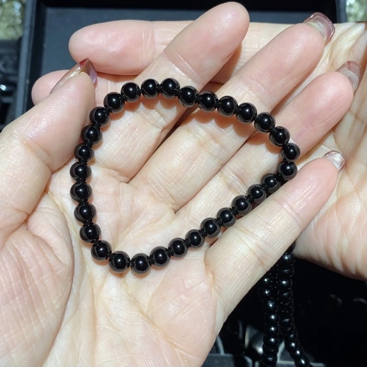 黑曜岩手链未镶嵌?*涵