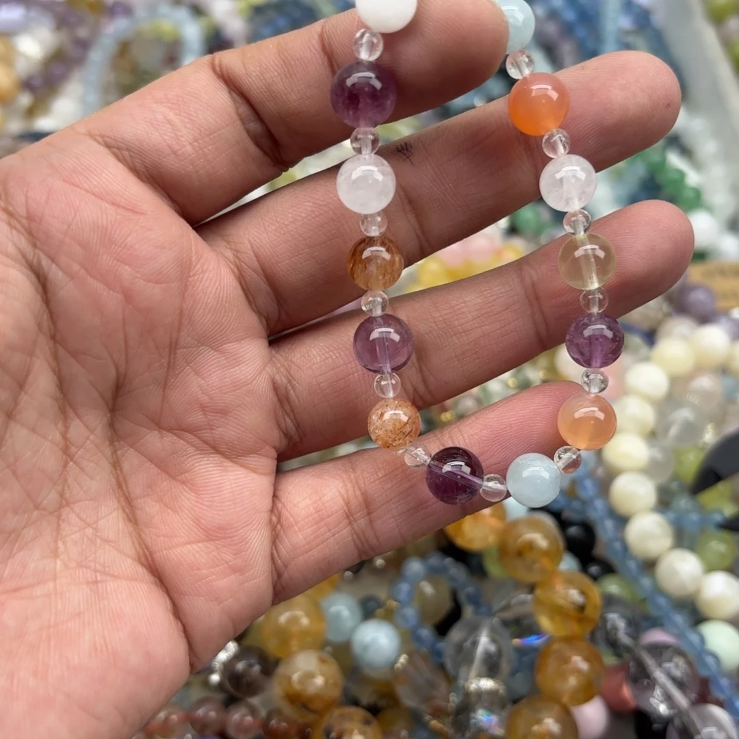 手链水晶银S925镶嵌