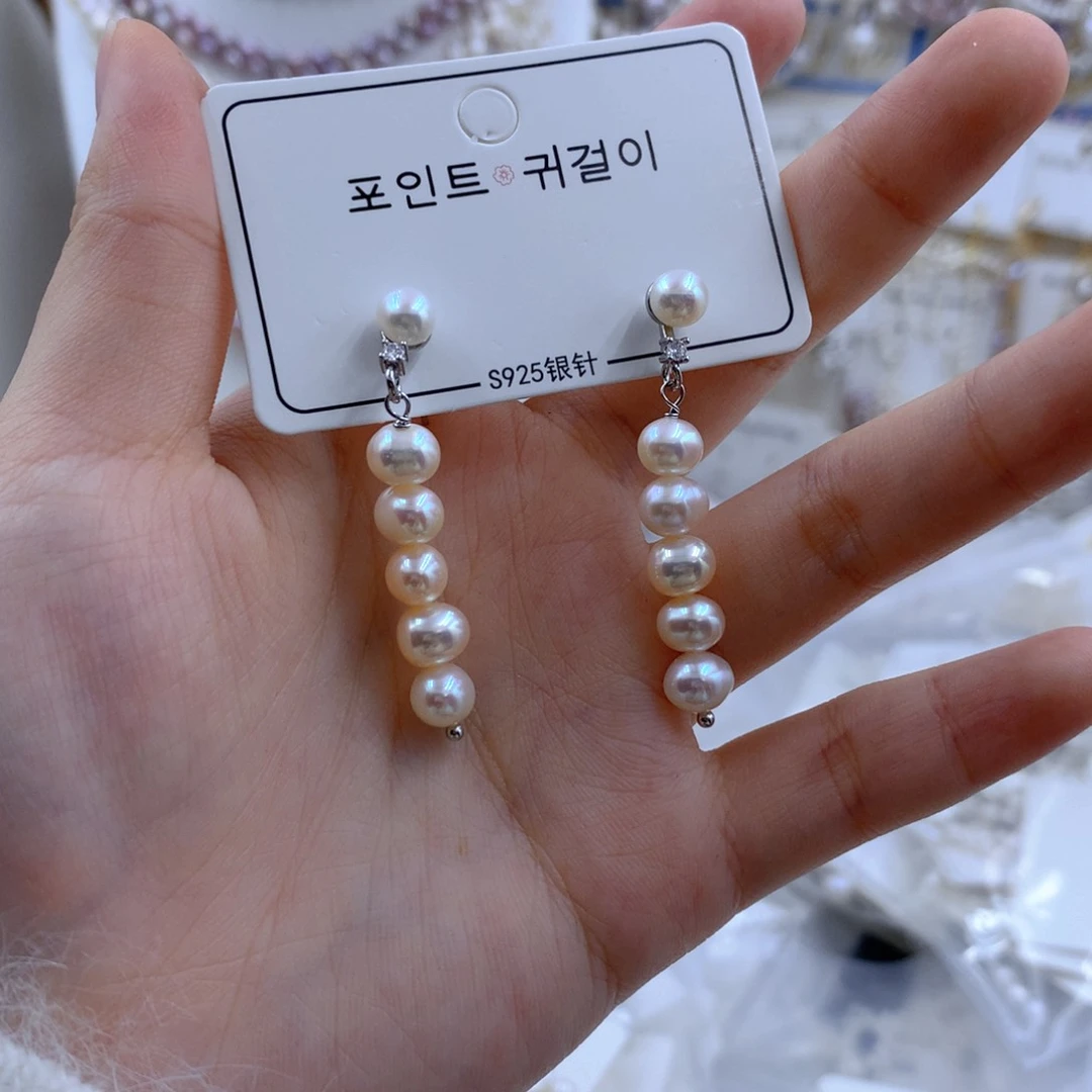 颈饰合金淡水珍珠