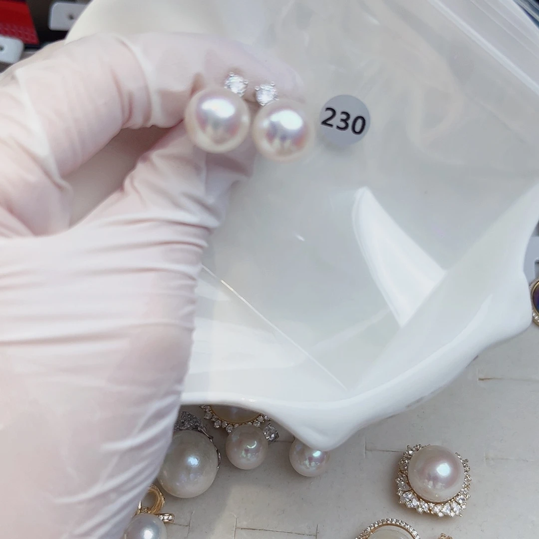 淡水珍珠银S925镶嵌颈饰