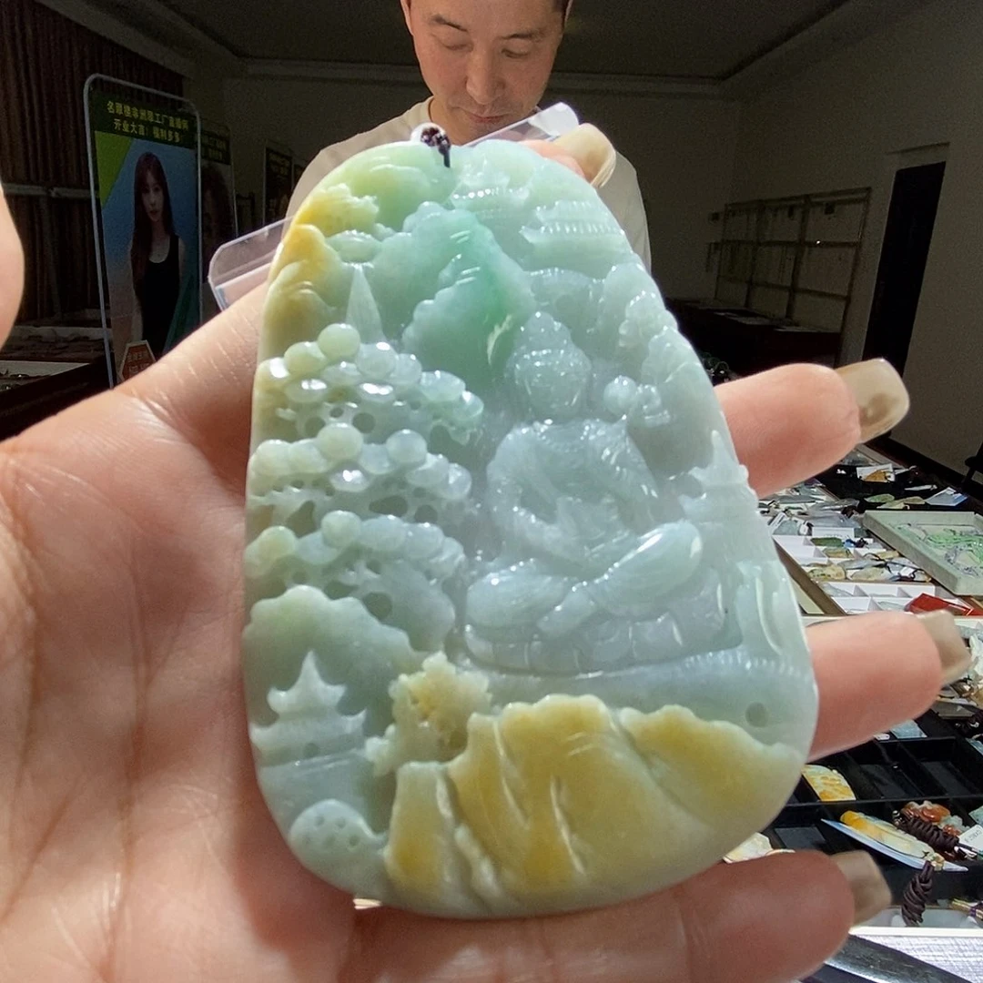 翡翠未镶嵌颈饰翡翠
