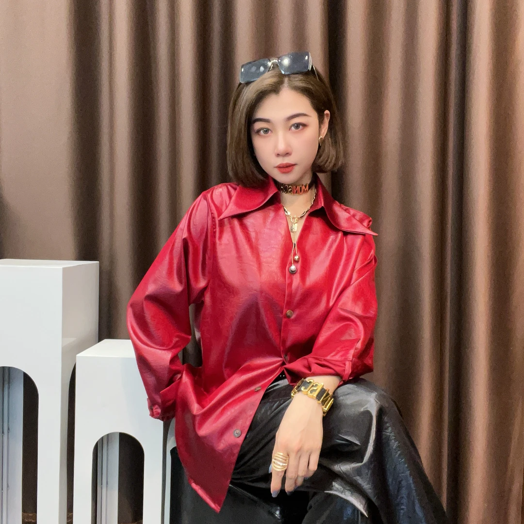 【秋上新】伦哥定制 I 返潮复古雅丹风网红长袖百搭衬衫 0446#