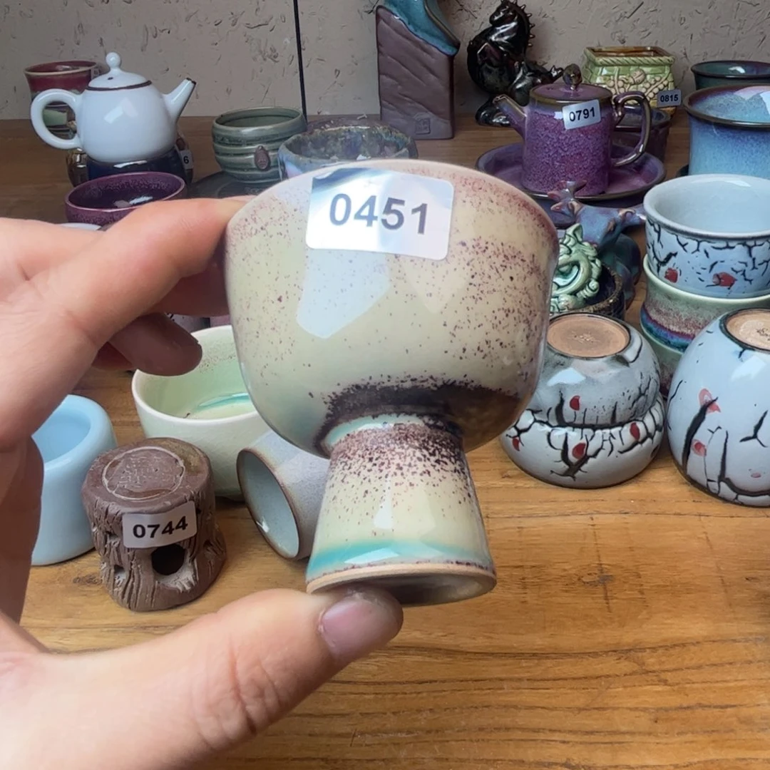 钧瓷杯子窑口自播原矿钧瓷49