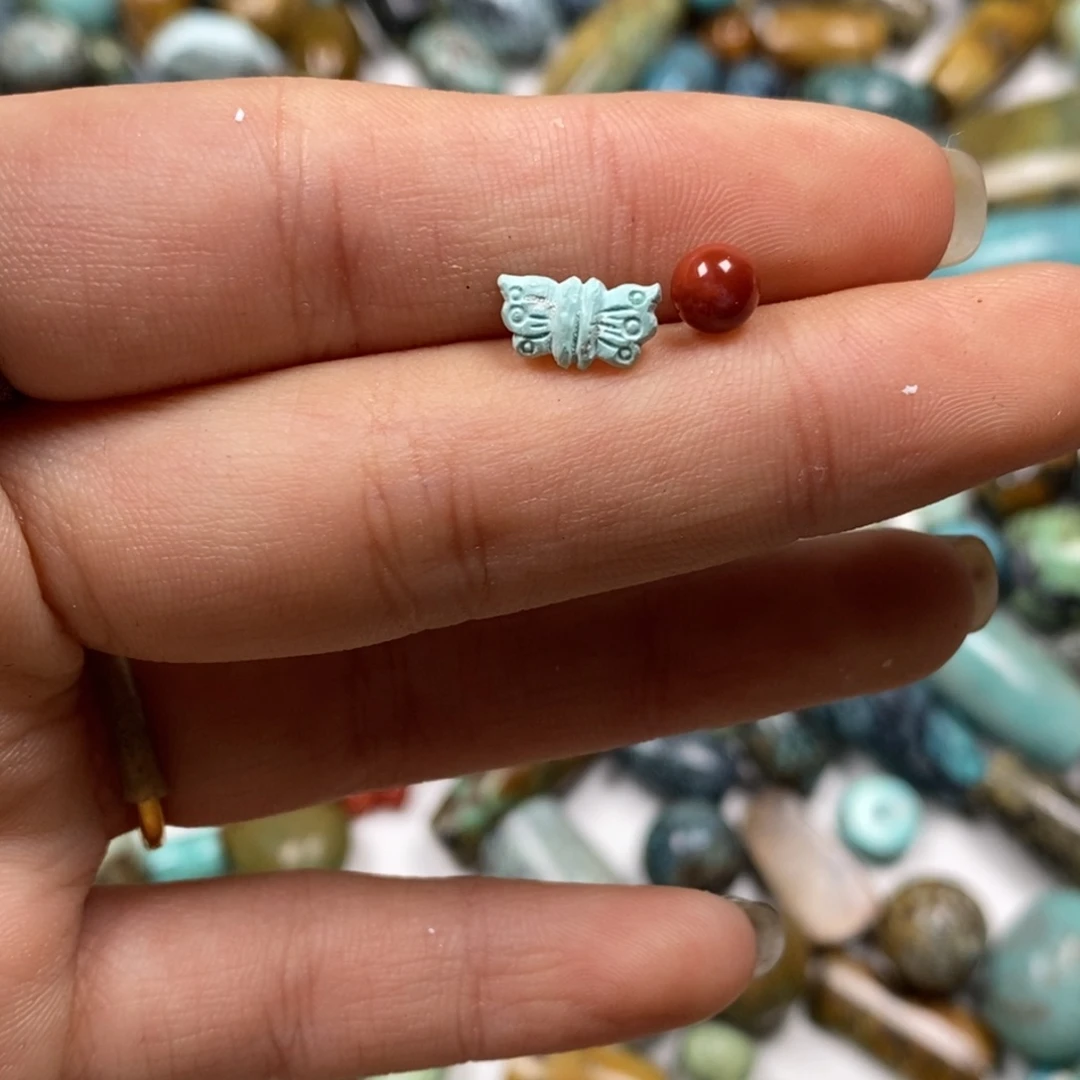 南红玛瑙合金珠宝半成品