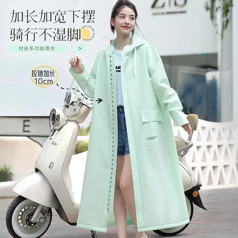 FAVMARTH电动车雨衣女成人外穿防暴雨单人全身电瓶车专用人车分离