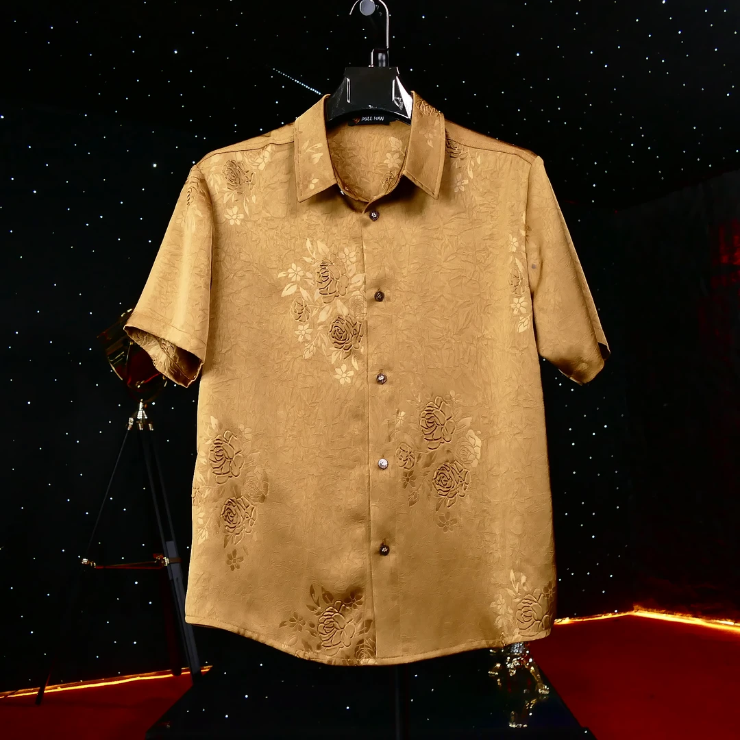 【设计】皇帝金花 奢华男士衬衫
