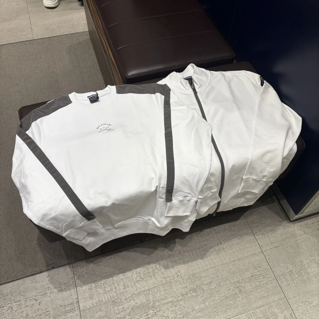 福福意大利 不退换 保鲨 男士白色xl码足球联名卫衣