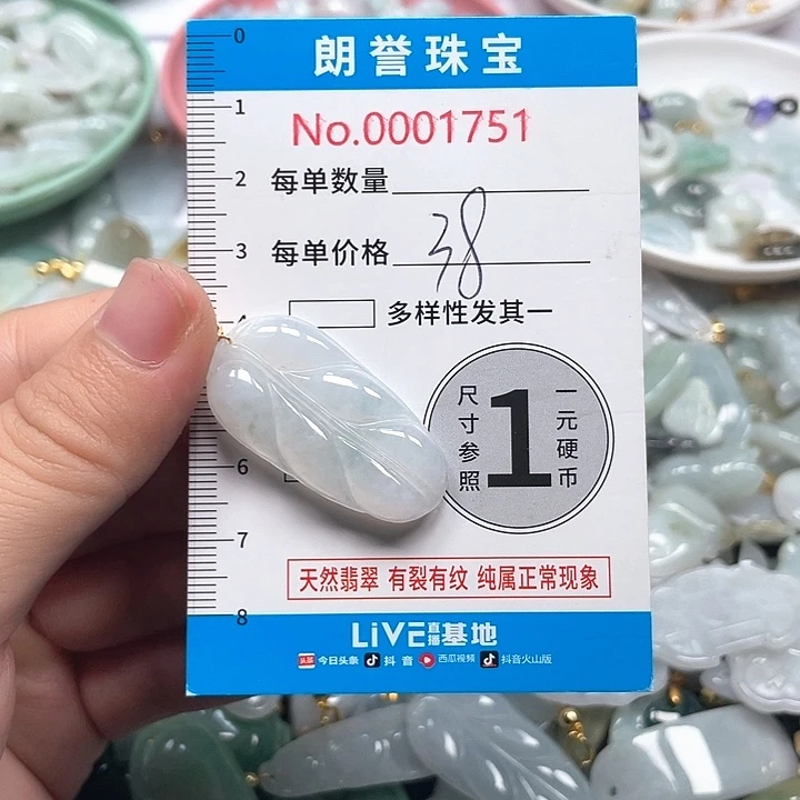 翡翠未镶嵌颈饰翡翠吊坠1751