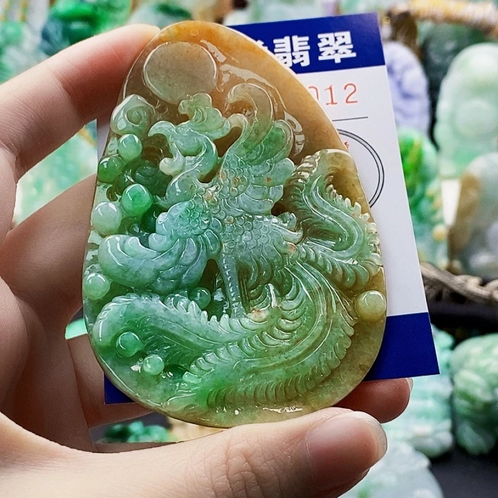 ****蒙翡翠未镶嵌吊坠(不含链)