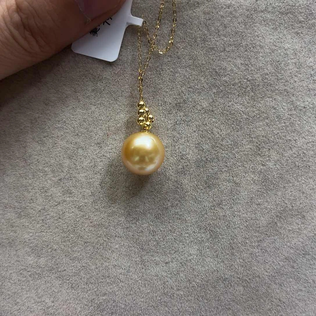 海水珍珠18K金镶嵌颈饰