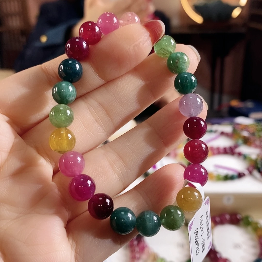 未镶嵌碧玺手链G2645080单圈颜色微差