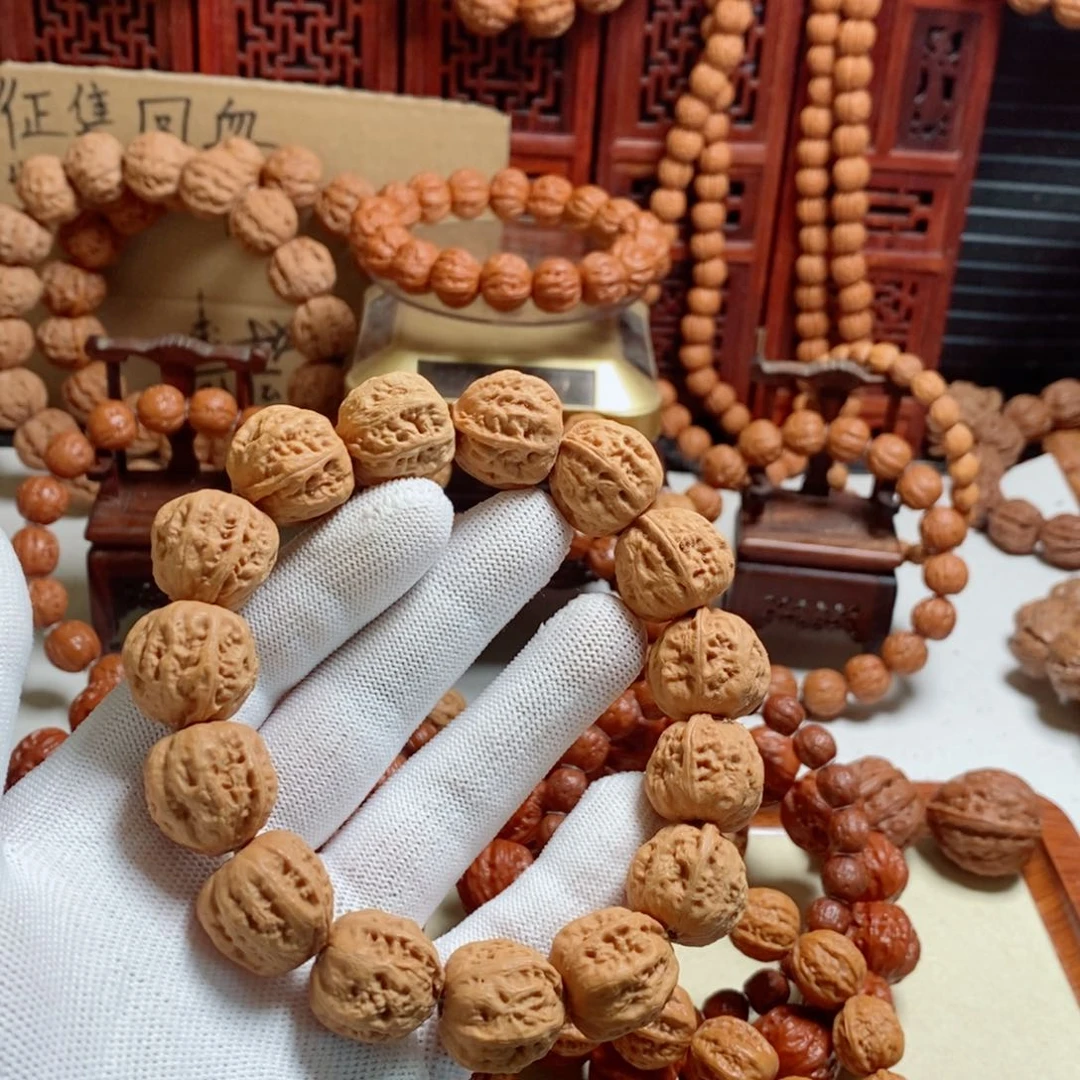 文玩核桃手串我***旭尺寸18