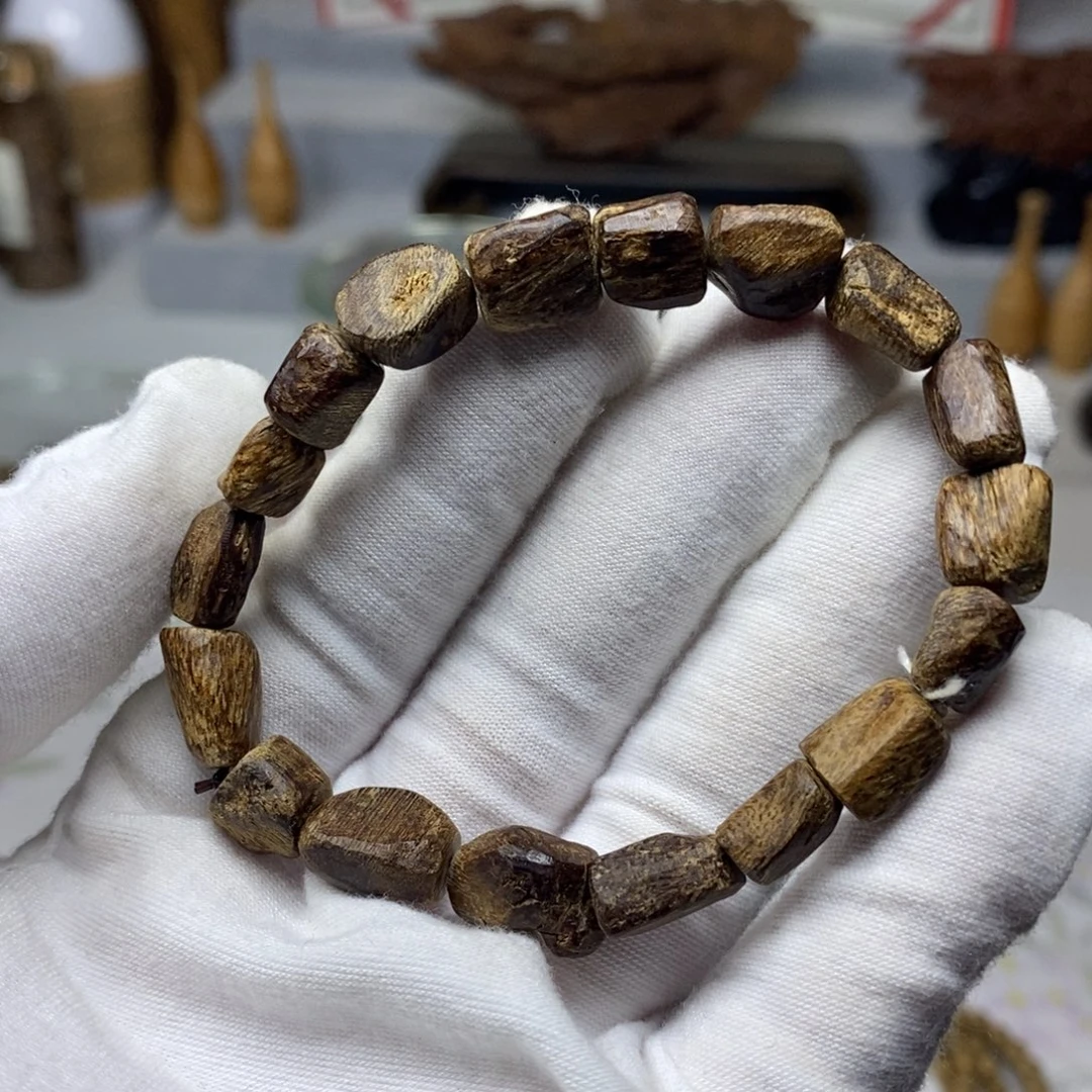 手串沉香马泥涝 沉水随形 8克