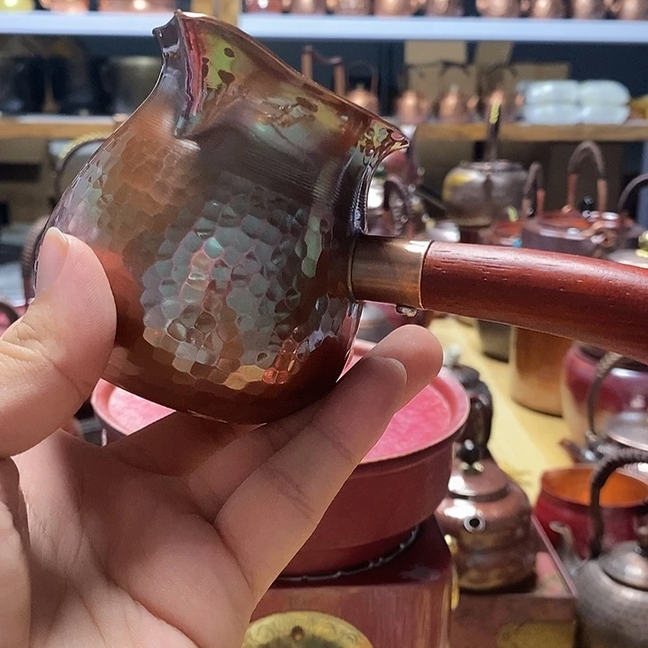 手工制作紫铜壶铜壶