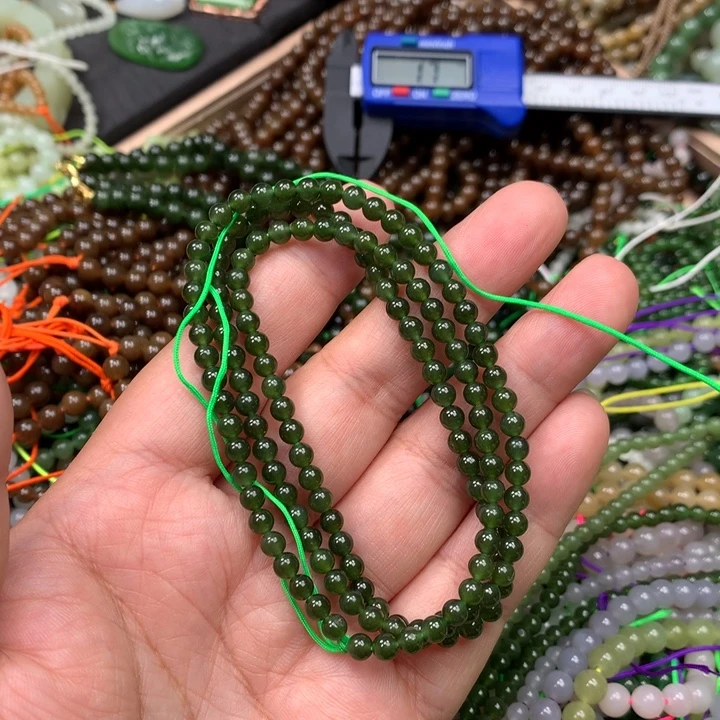 和田玉未镶嵌手链19