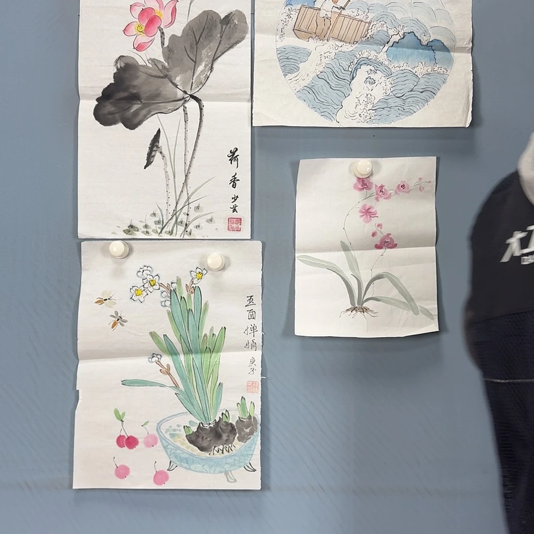 国画579 牡丹一如您的脸颊美丽