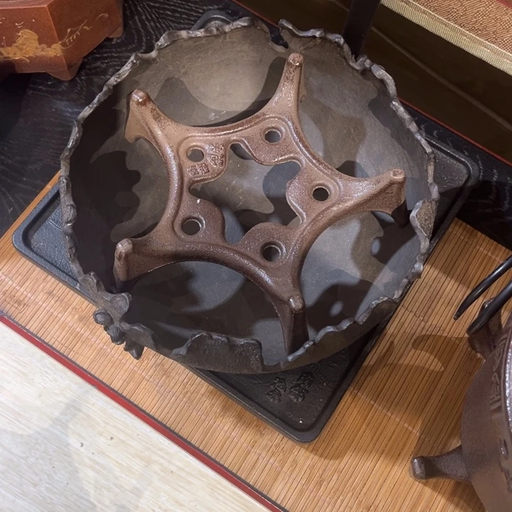 火***人铁中古工艺品摆件