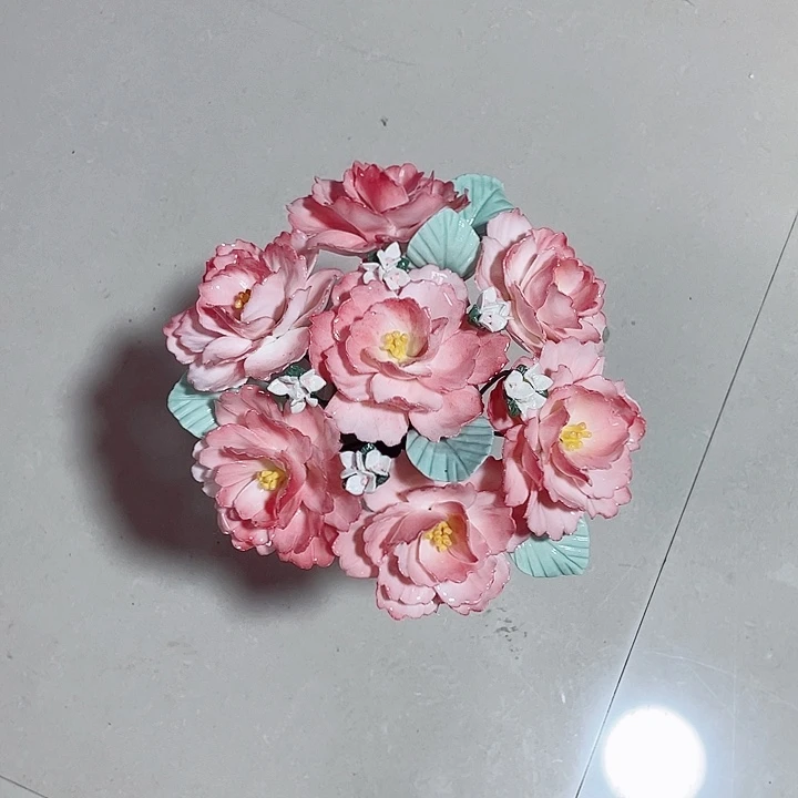 瓷片德化工厂陶瓷手工捏花