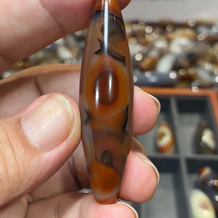 玛瑙/玉髓散珠_HEIMORI 天然天珠