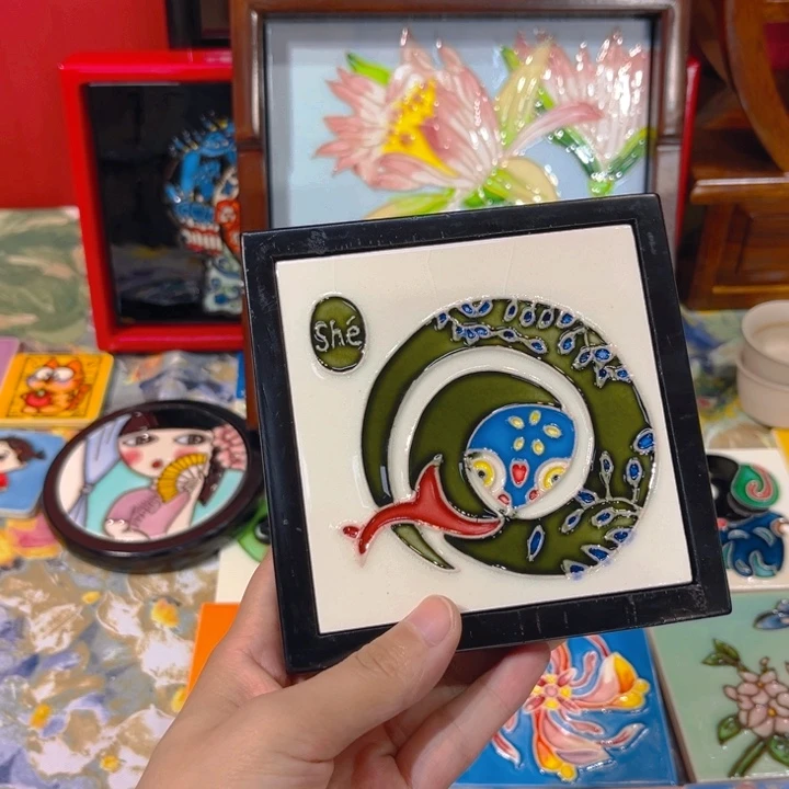 加大款瓷板画艺术作品