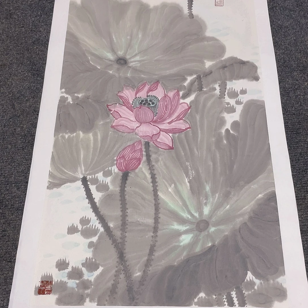 国画2平尺纯手绘国画作品
