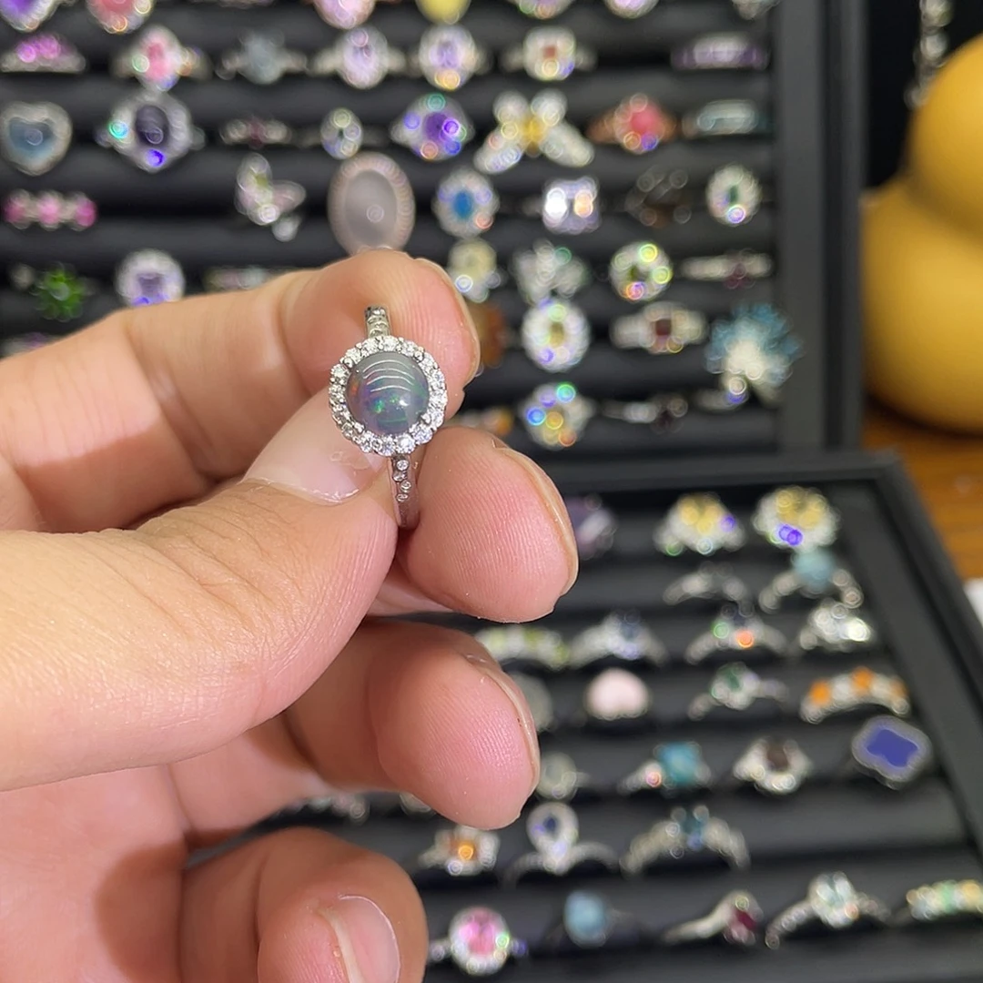 紫晶珠宝半成品未镶嵌