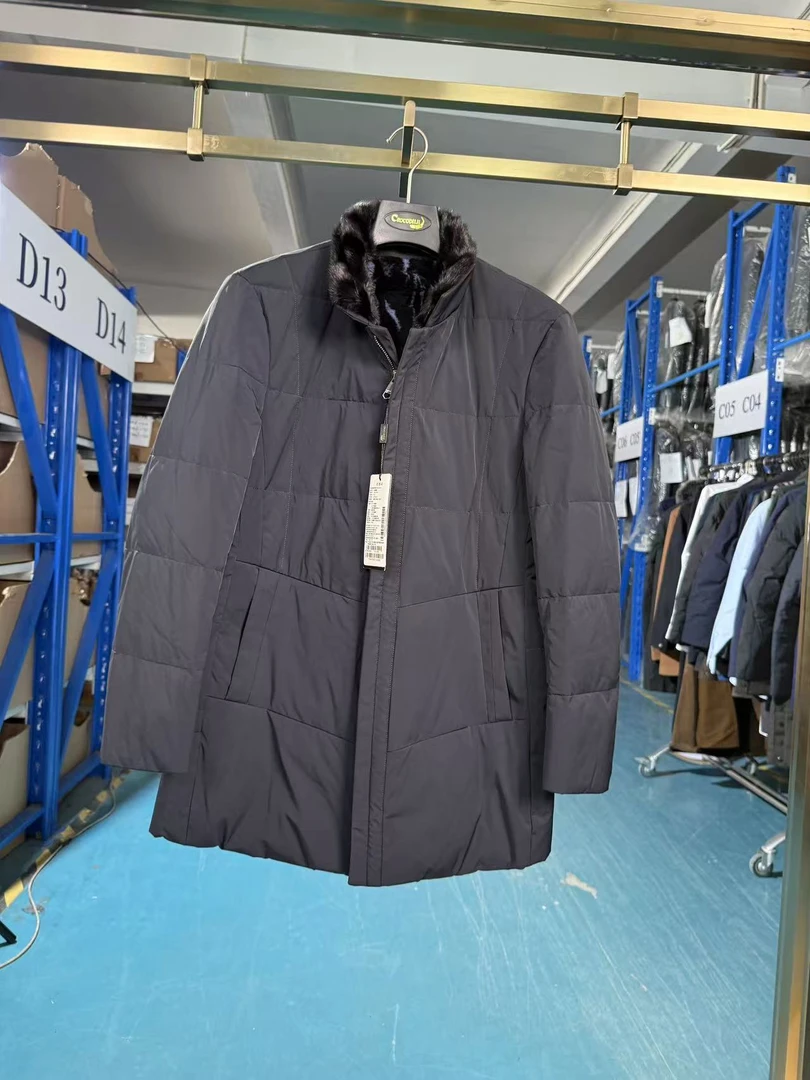 YR47040-53【鳄品牌】高品质男装商务羽绒服外套