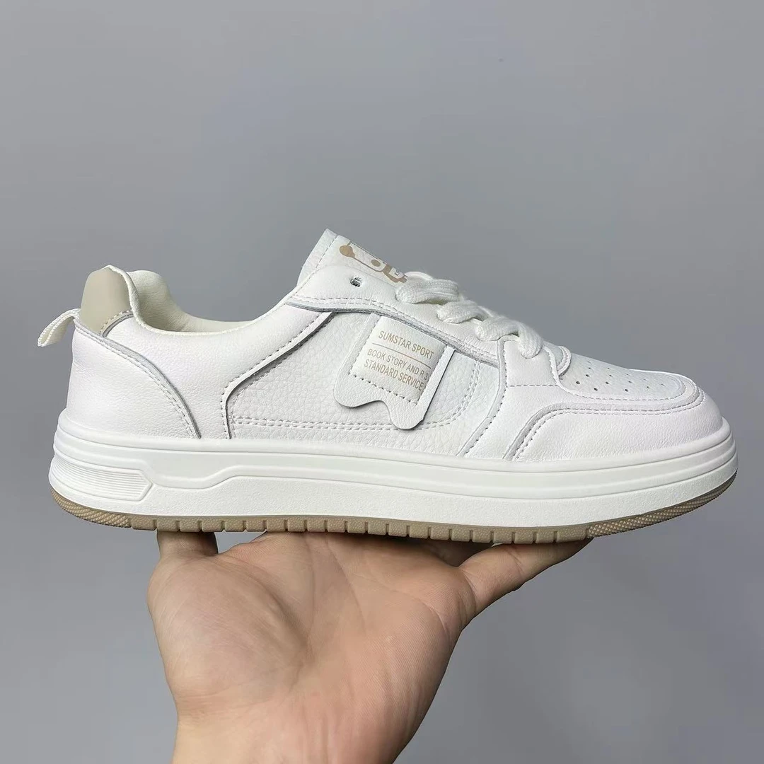 B6507-轻便防滑小白鞋