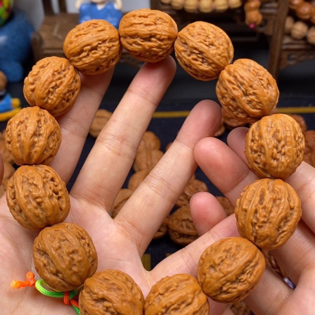 桃核手串粗筋八棱