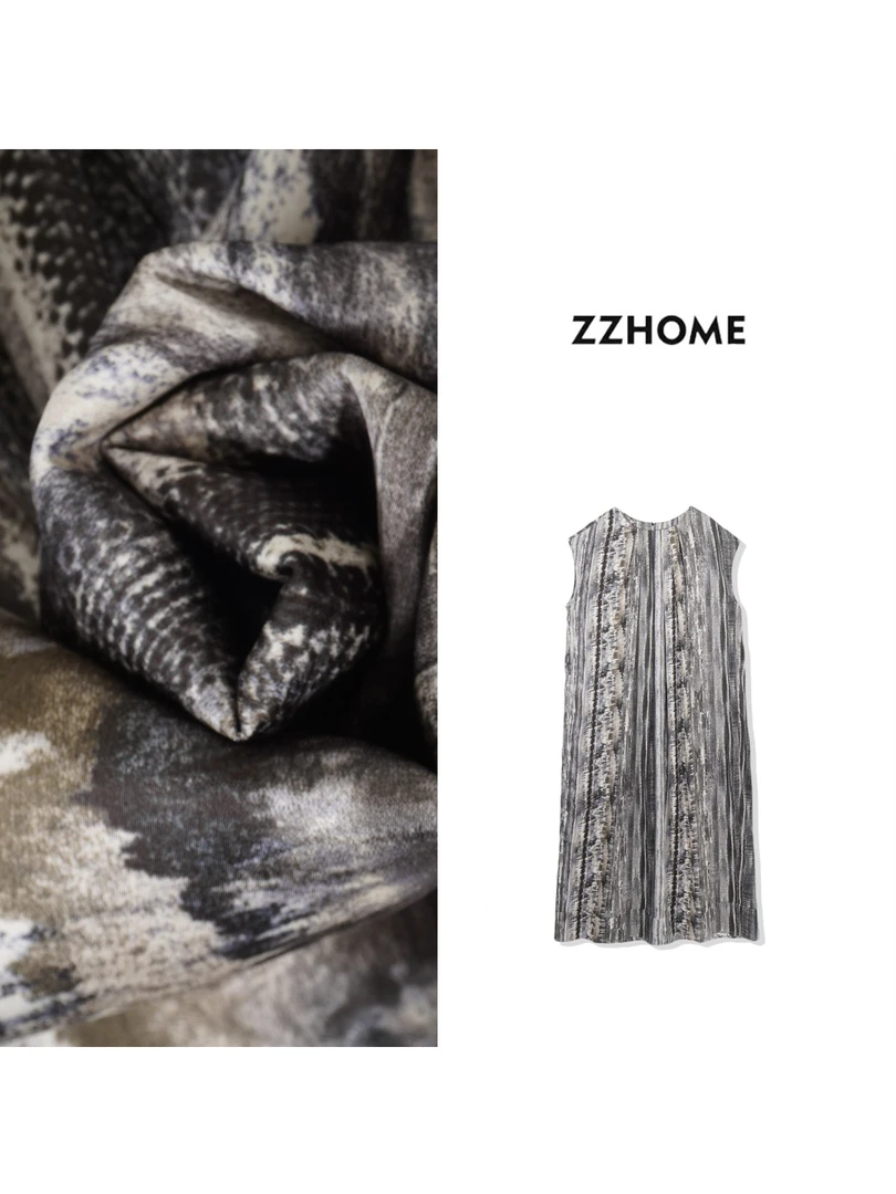 ZOZO HOME ｜返璞美学秩序图腾轻盈连衣裙q171044p