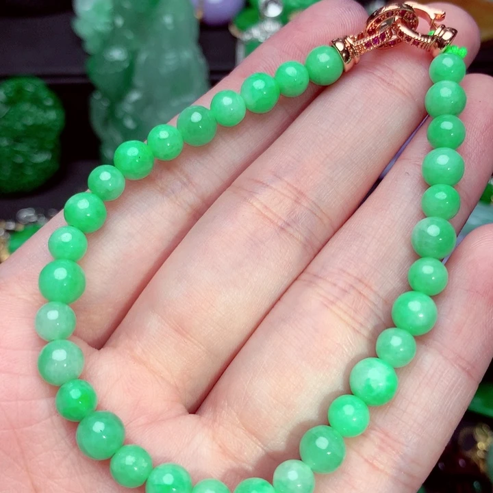 翡翠未镶嵌手串手串
