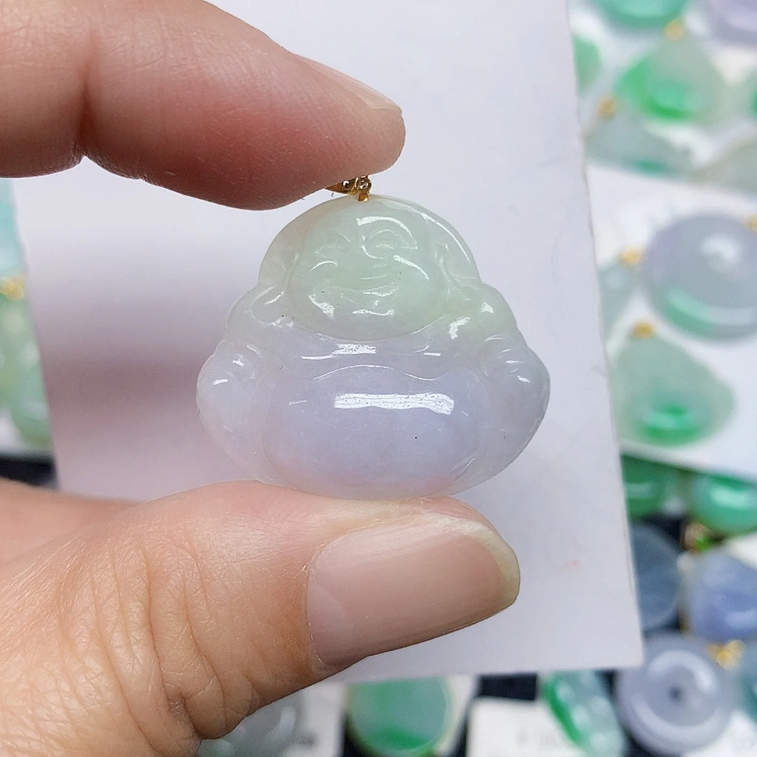 翡翠未镶嵌颈饰346789