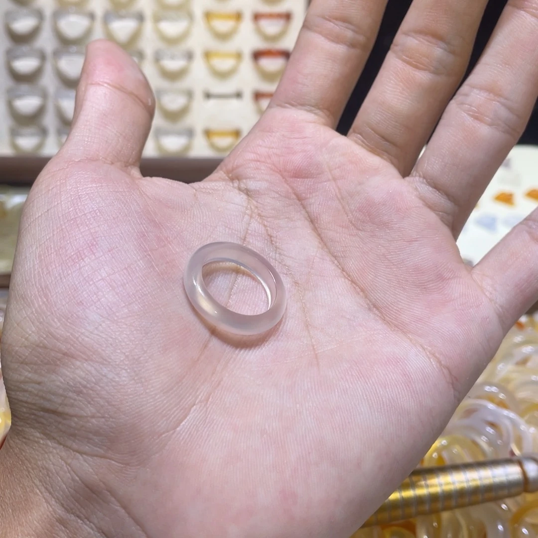 玛瑙/玉髓合金戒指61号港14