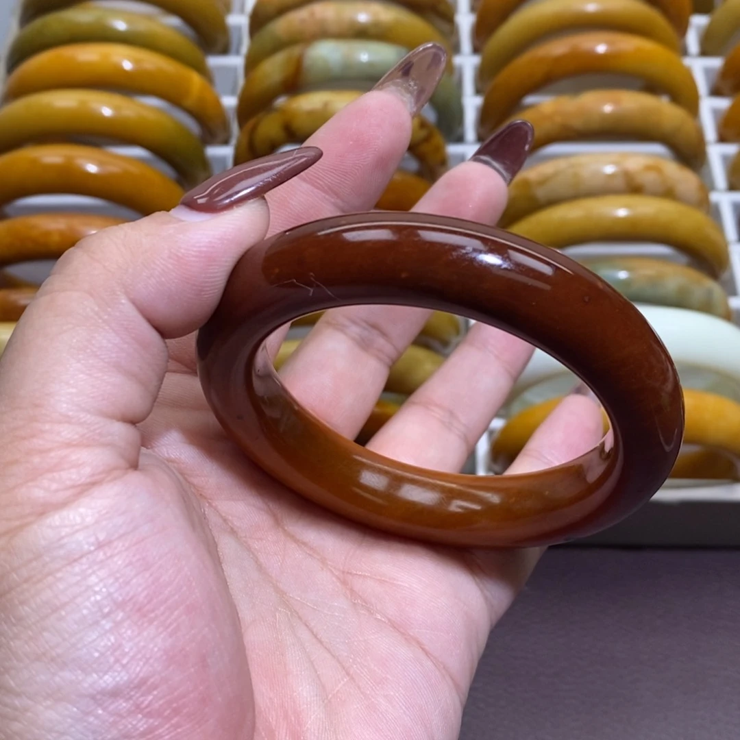 合金蛇纹石玉手镯