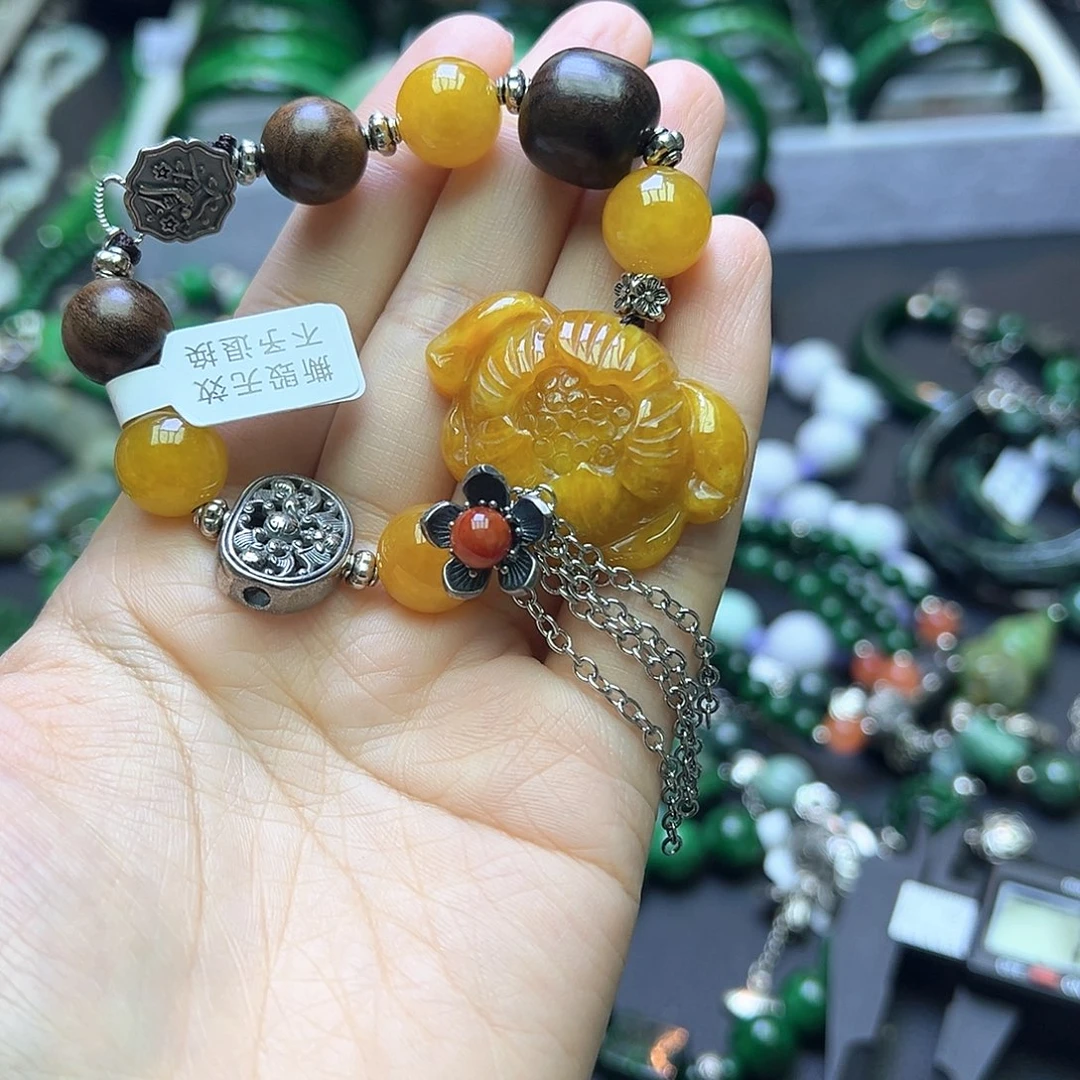 翡翠未镶嵌手链99