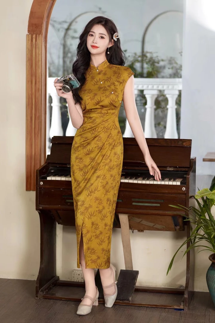 『惠惠专属』竹叶旗袍