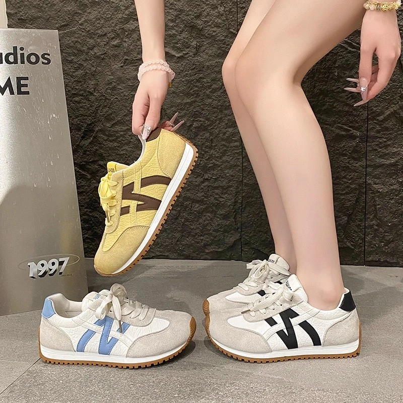 超软真皮阿甘鞋女2025秋季爆款韩版休闲百搭不累脚学生平底德训鞋