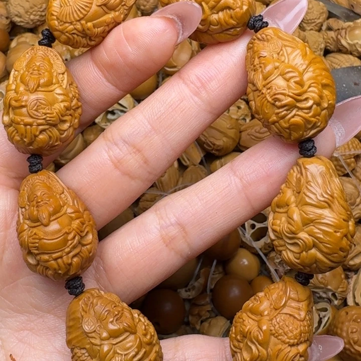 手串/手链橄榄核九龙财神