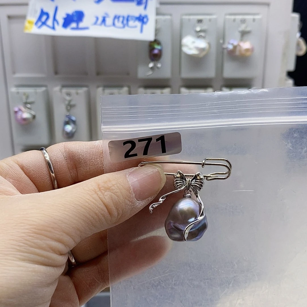 颈饰合金淡水珍珠