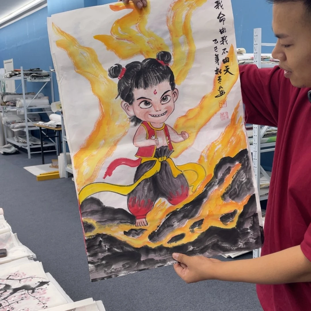 国画手绘国画欣赏一下